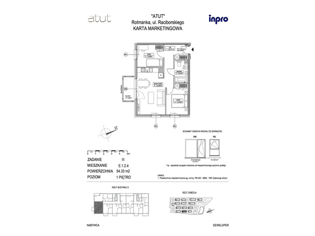 Mieszkanie w inwestycji Atut, symbol E.1.2.4 » nportal.pl