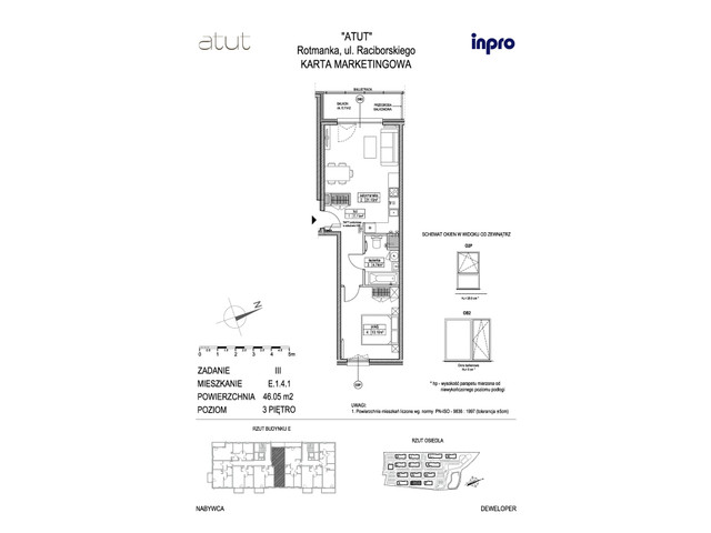 Mieszkanie w inwestycji Atut, symbol E.1.4.1 » nportal.pl
