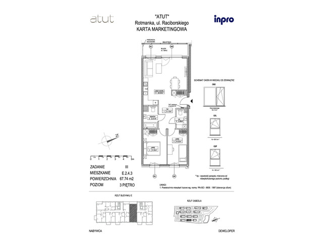 Mieszkanie w inwestycji Atut, symbol E.2.4.3 » nportal.pl