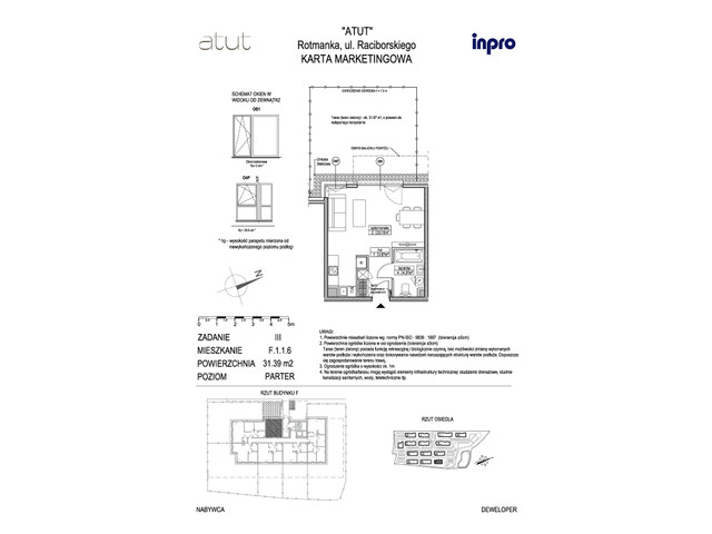 Mieszkanie w inwestycji Atut, symbol F.1.1.6 » nportal.pl