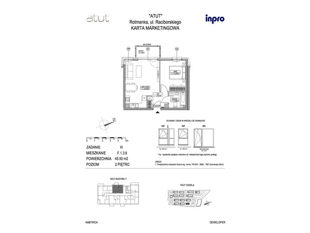 Mieszkanie w inwestycji Atut, symbol F.1.3.6 » nportal.pl