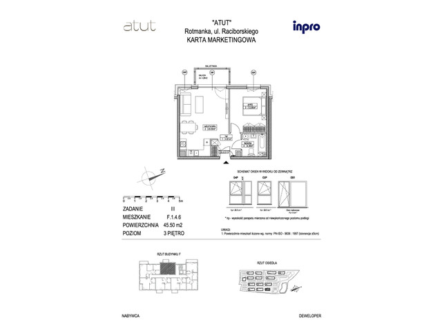 Mieszkanie w inwestycji Atut, symbol F.1.4.6 » nportal.pl