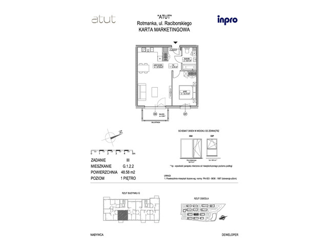 Mieszkanie w inwestycji Atut, symbol G.1.2.2 » nportal.pl