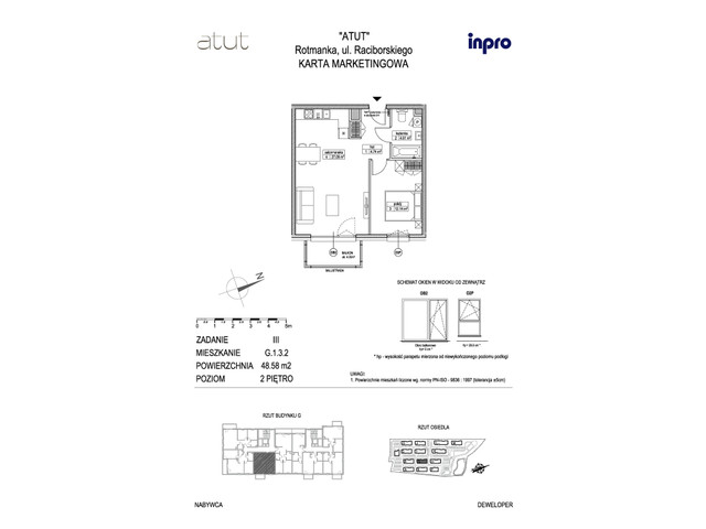 Mieszkanie w inwestycji Atut, symbol G.1.3.2 » nportal.pl