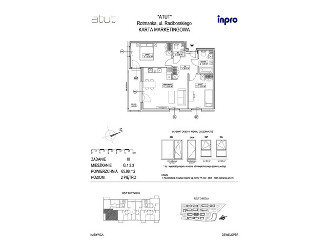 Mieszkanie w inwestycji Atut, symbol G.1.3.3 » nportal.pl