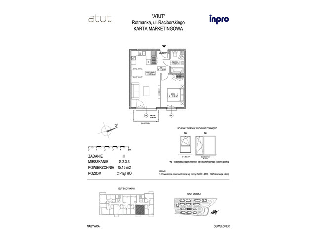 Mieszkanie w inwestycji Atut, symbol G.2.3.3 » nportal.pl