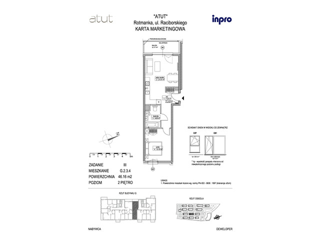 Mieszkanie w inwestycji Atut, symbol G.2.3.4 » nportal.pl