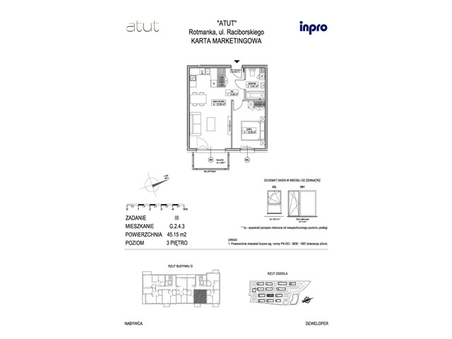 Mieszkanie w inwestycji Atut, symbol G.2.4.3 » nportal.pl