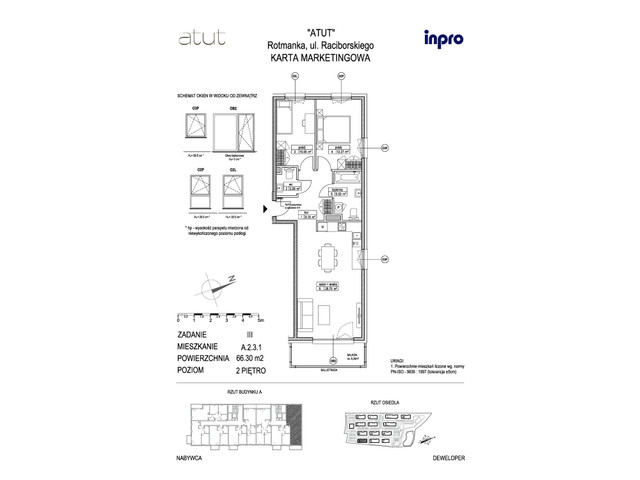 Mieszkanie w inwestycji Atut, symbol A.2.3.1 » nportal.pl