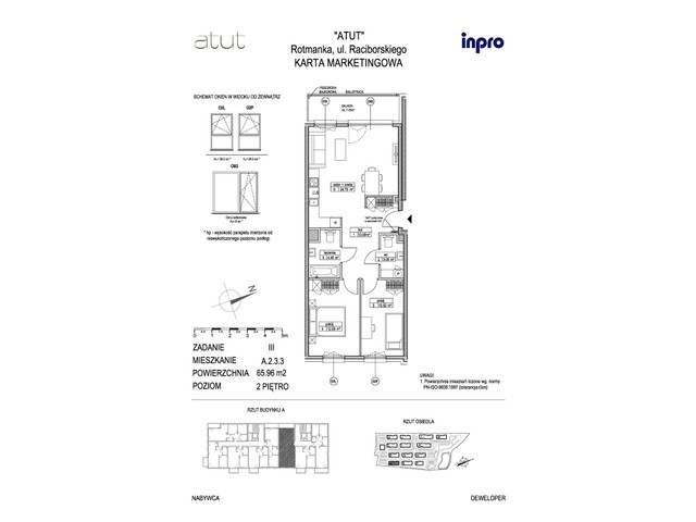 Mieszkanie w inwestycji Atut, symbol A.2.3.3 » nportal.pl
