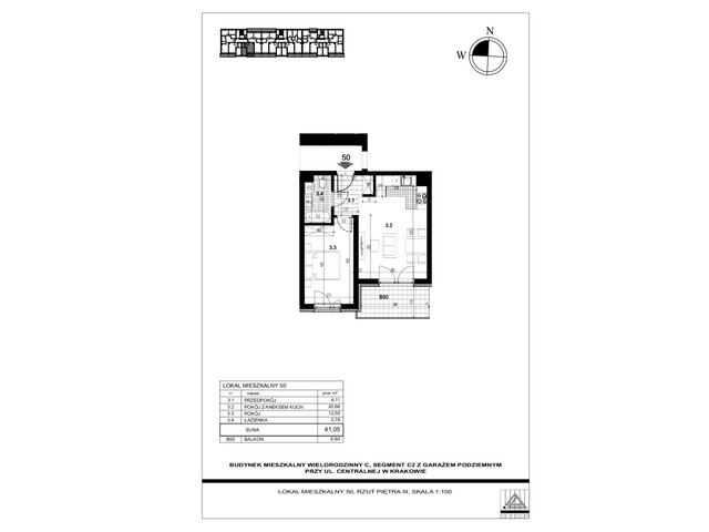 Mieszkanie w inwestycji Centralna C, symbol 50 » nportal.pl