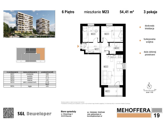Mieszkanie w inwestycji Mehoffera19, symbol 23 » nportal.pl