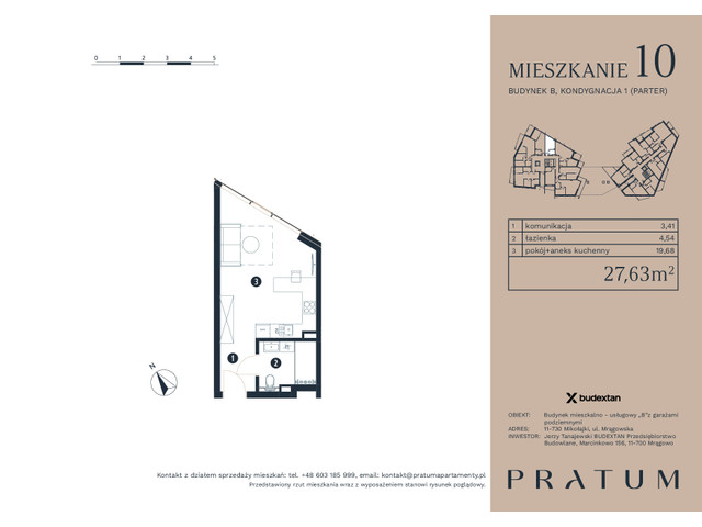 Mieszkanie w inwestycji Pratum Apartamenty Etap I, symbol M10 » nportal.pl