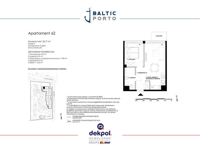 Mieszkanie w inwestycji Baltic Porto, symbol M62 » nportal.pl