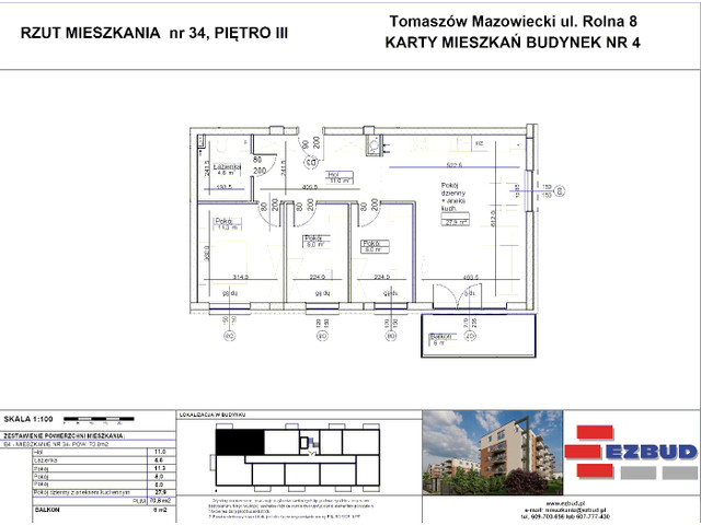 Mieszkanie w inwestycji Rolna 8/14 etap II, symbol B4/34 » nportal.pl