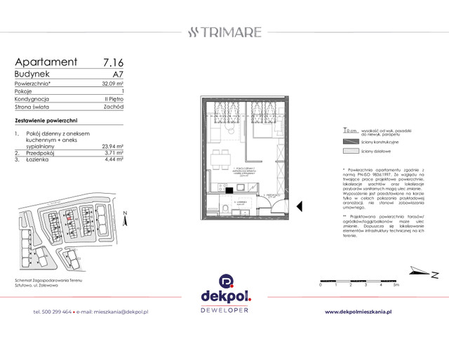 Mieszkanie w inwestycji TRIMARE, symbol 7.16 » nportal.pl