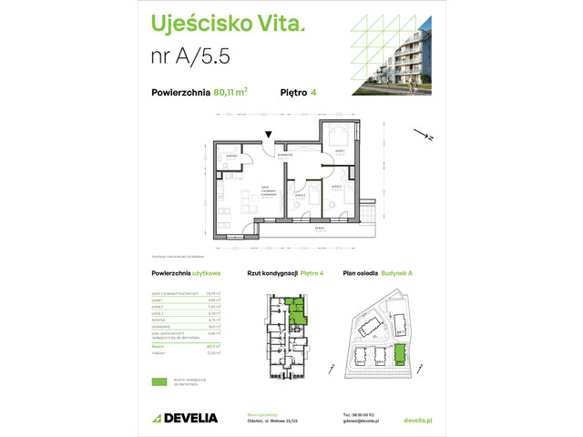Mieszkanie w inwestycji Ujeścisko Vita, symbol A/5.5 » nportal.pl
