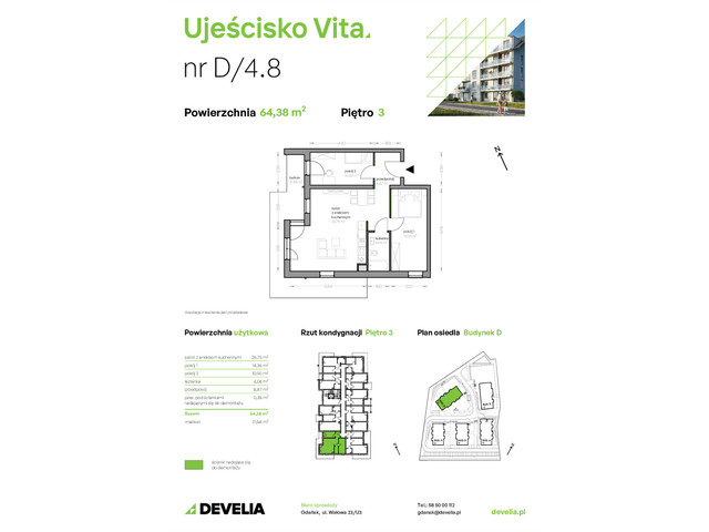 Mieszkanie w inwestycji Ujeścisko Vita, symbol D/4.8 » nportal.pl