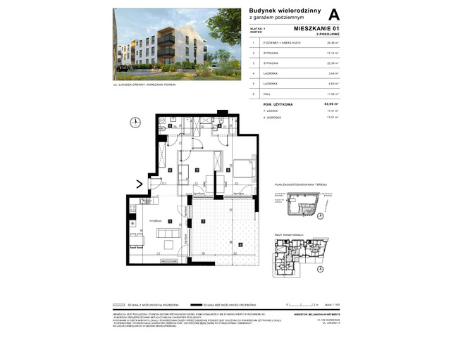 Mieszkanie w inwestycji Millanova Apartments, symbol A.0.1 » nportal.pl