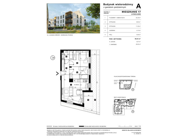 Mieszkanie w inwestycji Millanova Apartments, symbol A.0.17 » nportal.pl