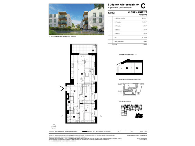 Mieszkanie w inwestycji Millanova Apartments, symbol C.2.22 » nportal.pl