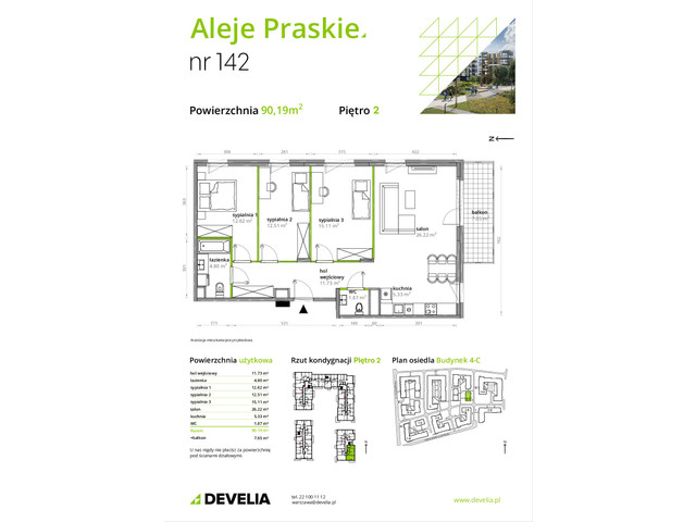Mieszkanie w inwestycji Aleje Praskie, symbol 142/4C » nportal.pl