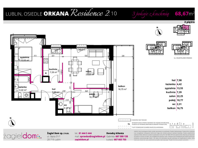 Mieszkanie w inwestycji ORKANA RESIDENCE II, symbol D-LO2-LM-10 » nportal.pl