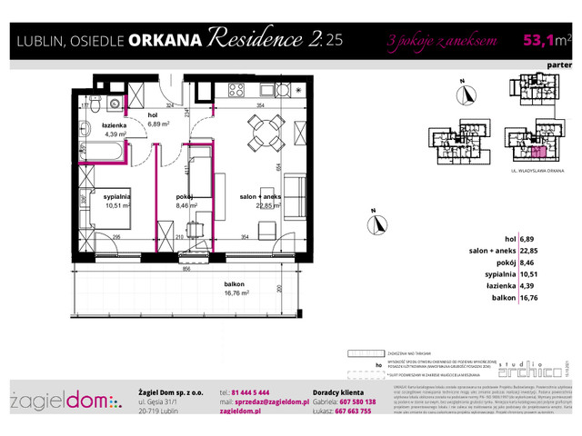 Mieszkanie w inwestycji ORKANA RESIDENCE II, symbol D-LO2-LM-25 » nportal.pl