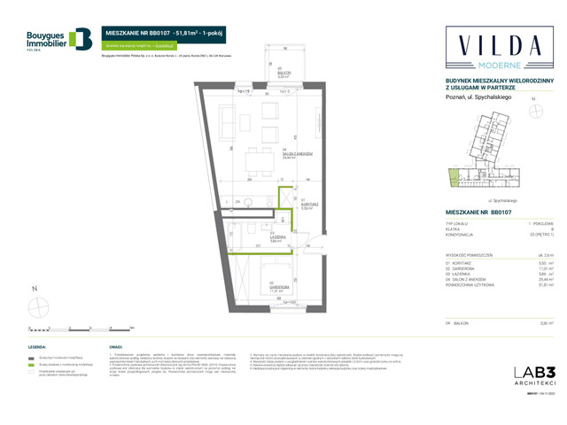 Mieszkanie w inwestycji Vilda Moderne, symbol BB0107 » nportal.pl