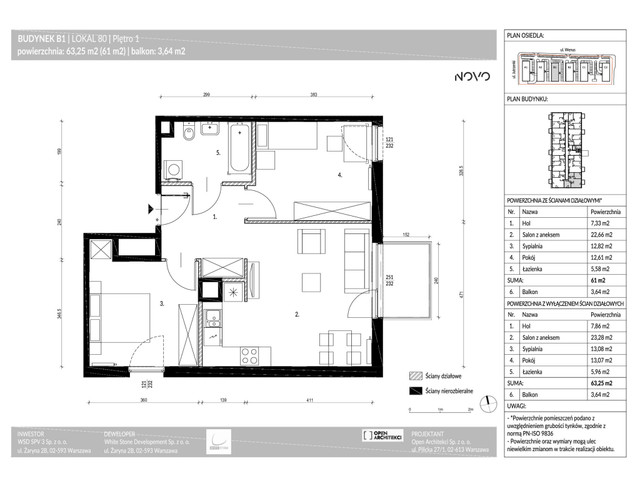 Mieszkanie w inwestycji Osiedle NOVO II, symbol B1.80 » nportal.pl