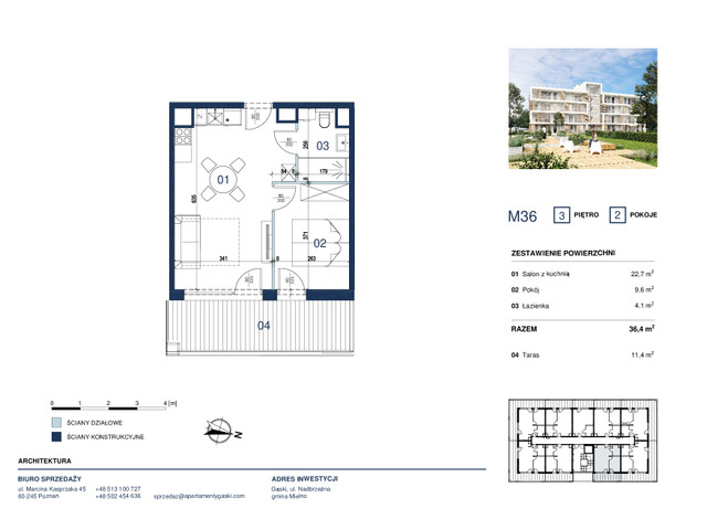 Mieszkanie w inwestycji Apartamenty Gąski, symbol 36 » nportal.pl