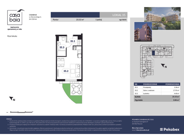 Komercyjne w inwestycji Casa Baia, symbol 35 » nportal.pl