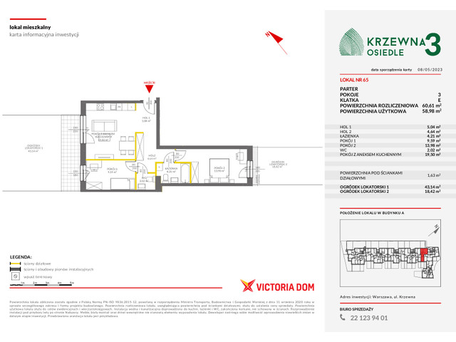 Mieszkanie w inwestycji OSIEDLE KRZEWNA, symbol 3_65 » nportal.pl