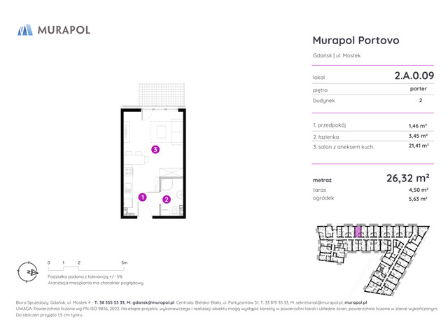 Mieszkanie w inwestycji Murapol Portovo, symbol 2.A.0.09 » nportal.pl