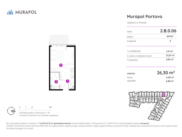 Mieszkanie w inwestycji Murapol Portovo, symbol 2.B.0.06 » nportal.pl