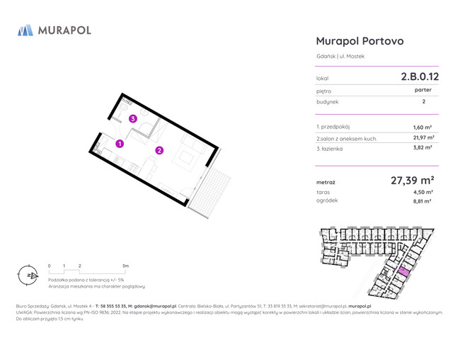Mieszkanie w inwestycji Murapol Portovo, symbol 2.B.0.12 » nportal.pl