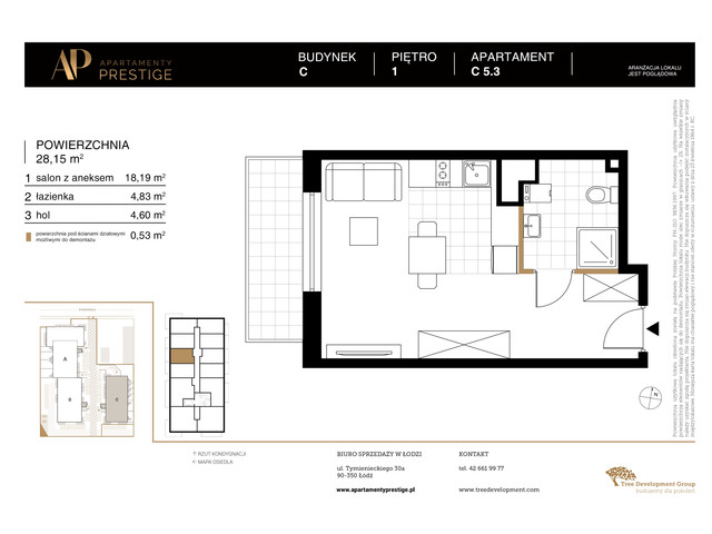 Mieszkanie w inwestycji Apartamenty Prestige, symbol C5.3 » nportal.pl