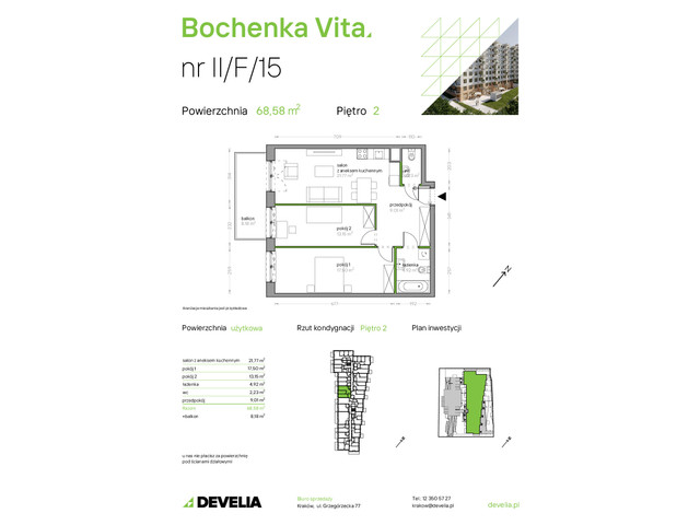 Mieszkanie w inwestycji Bochenka Vita, symbol II/F/15 » nportal.pl