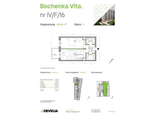 Mieszkanie w inwestycji Bochenka Vita, symbol IV/F/16 » nportal.pl