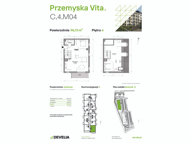 Mieszkanie w inwestycji Przemyska Vita, symbol C.4.M04 » nportal.pl