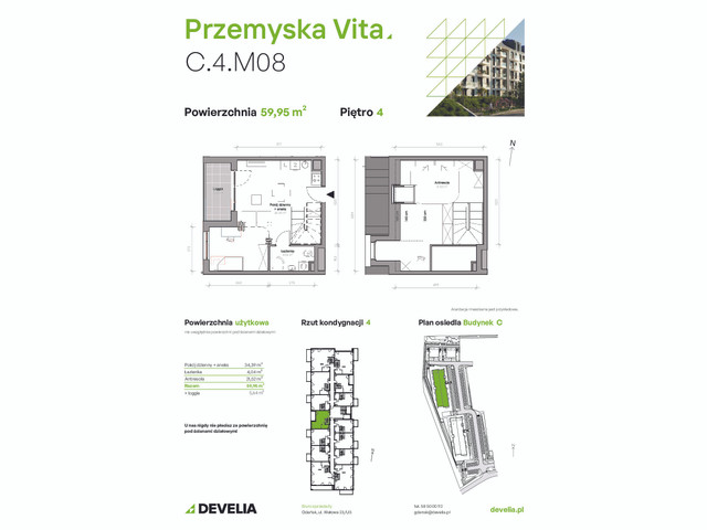 Mieszkanie w inwestycji Przemyska Vita, symbol C.4.M08 » nportal.pl