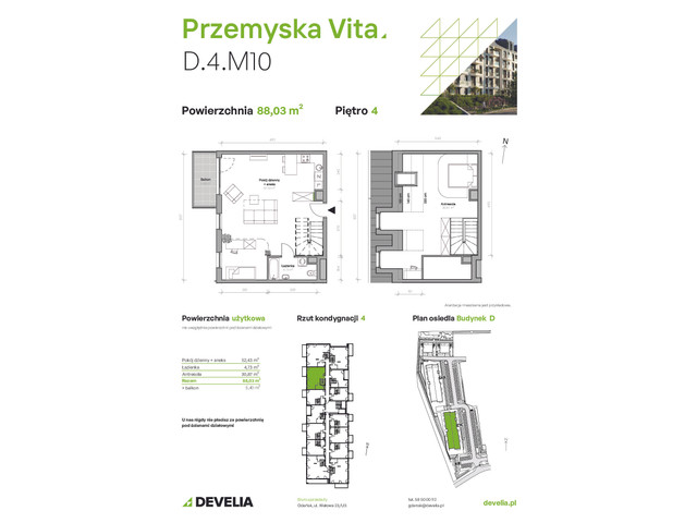 Mieszkanie w inwestycji Przemyska Vita, symbol D.4.M10 » nportal.pl