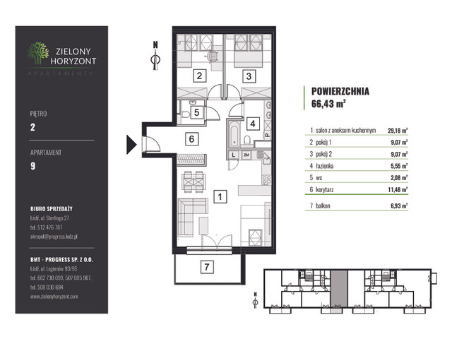 Mieszkanie w inwestycji APARTAMENTY ZIELONY HORYZONT, symbol M.09 » nportal.pl