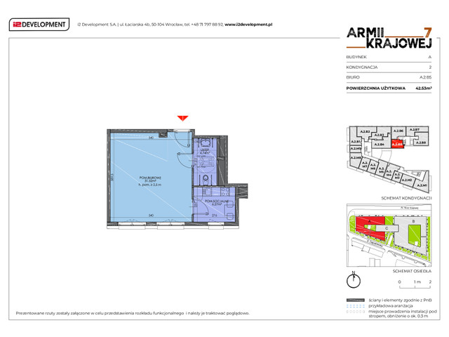 Biuro w inwestycji Armii Krajowej 7, symbol A.2.B5 » nportal.pl