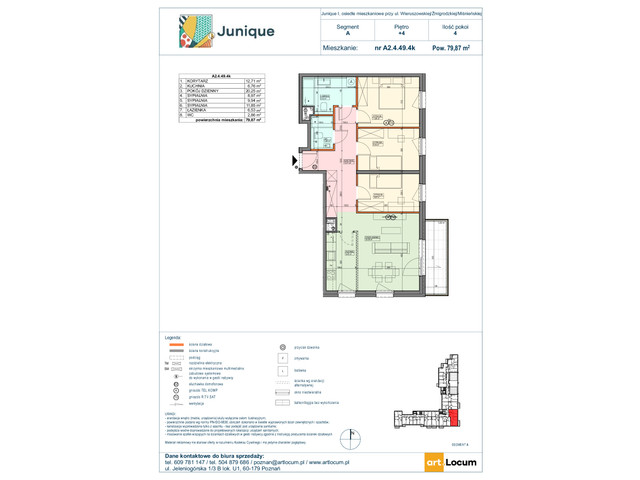 Mieszkanie w inwestycji JUNIQUE, symbol A2.4.49.4k » nportal.pl