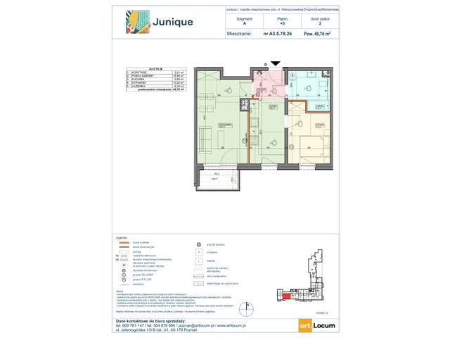 Mieszkanie w inwestycji JUNIQUE, symbol A3.5.78.2k » nportal.pl