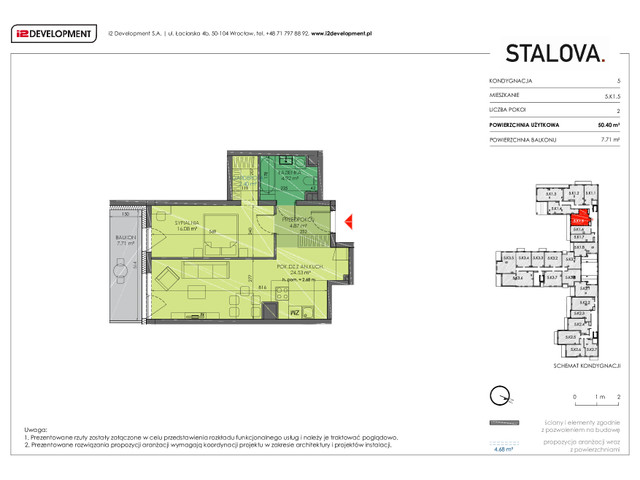 Mieszkanie w inwestycji Stalova, symbol 5.K1.5 » nportal.pl
