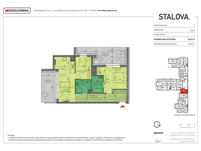 Mieszkanie w inwestycji Stalova, symbol 5.K2.1 » nportal.pl