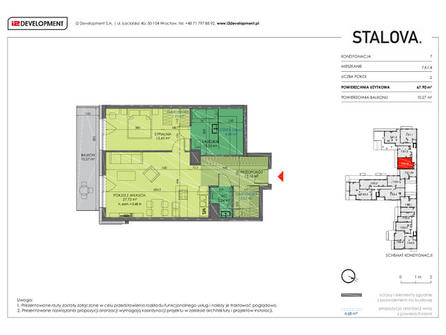 Mieszkanie w inwestycji Stalova, symbol 7.K1.4 » nportal.pl