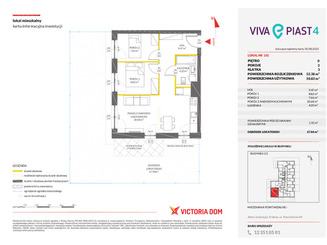 Mieszkanie w inwestycji VIVA PIAST, symbol 4_101 » nportal.pl